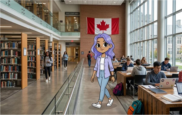 Animated image with a Canada flag